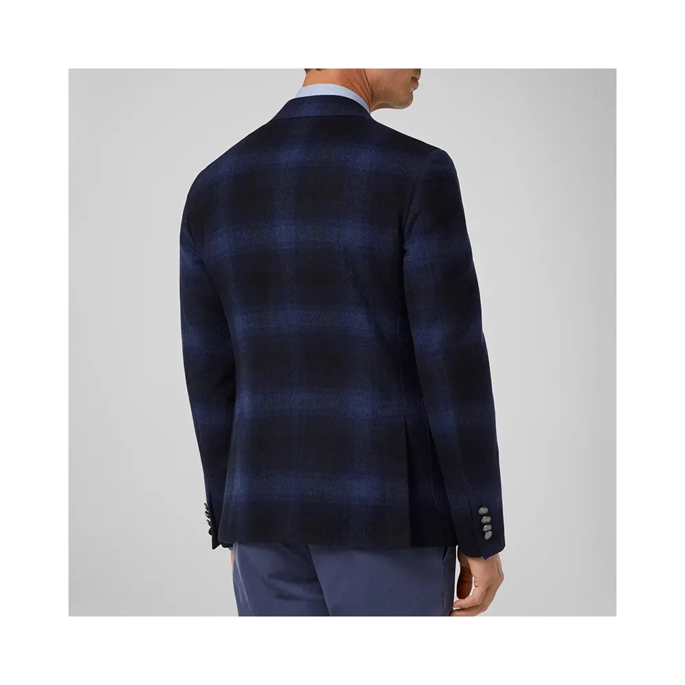 Veste Pal Zileri Duca à carreaux bleus