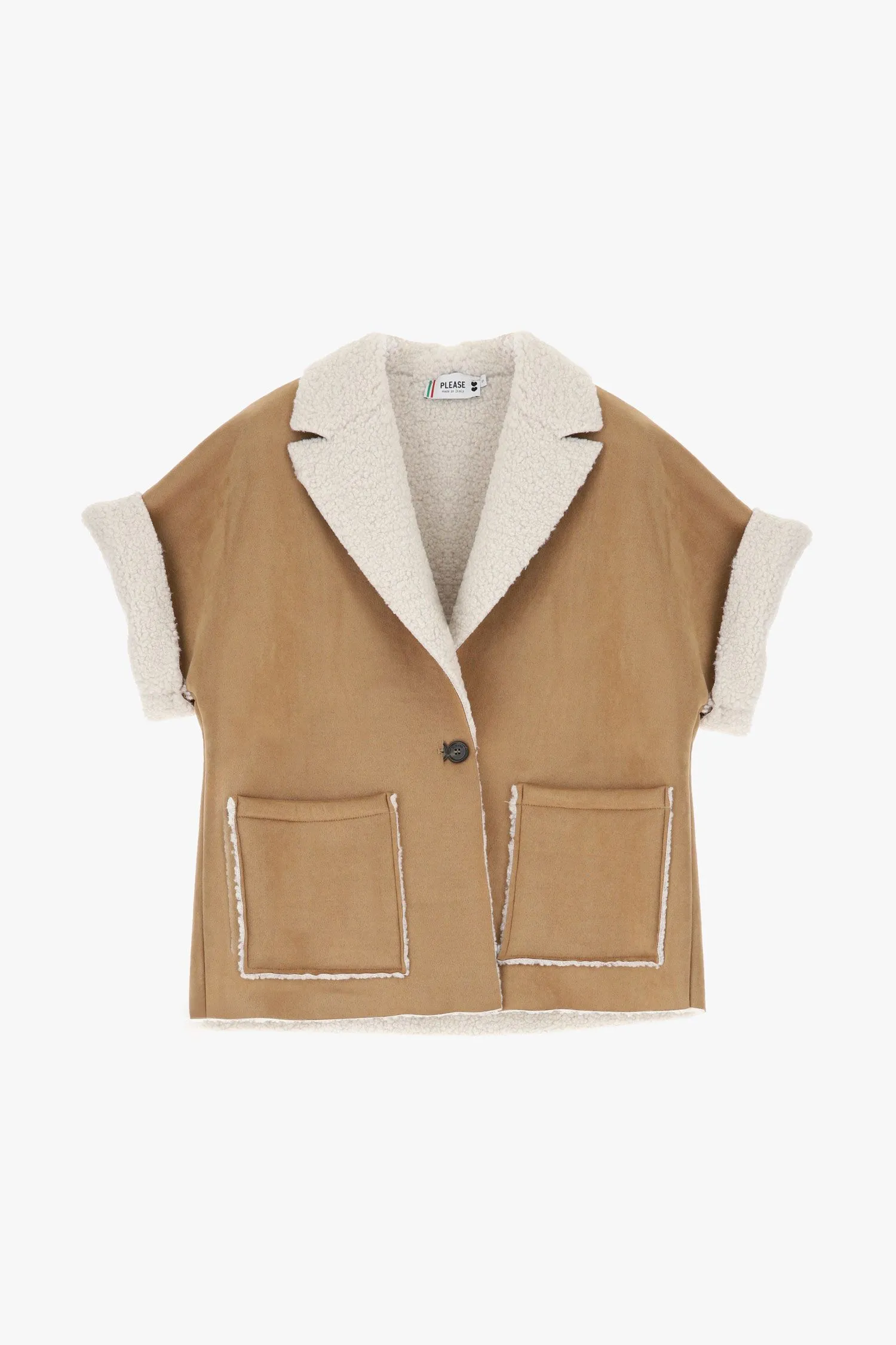 Veste sans manches avec grandes poches