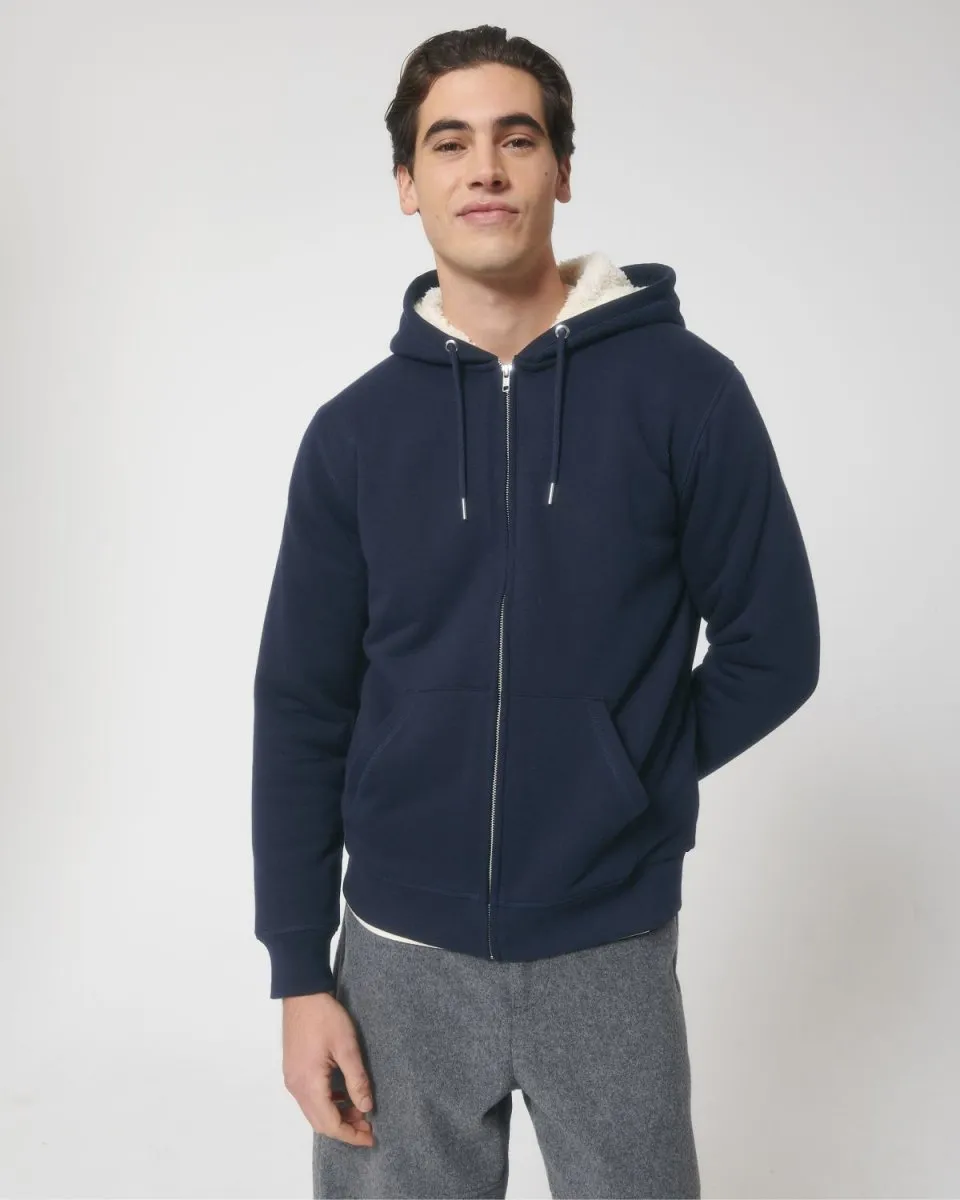 Veste sherpa en coton bio à personnaliser - Hygger Sherpa
